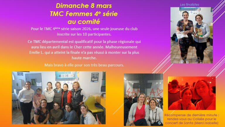 TMC Femmes 4ème série